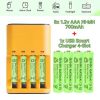 Hixon 9V 8500mAh 9 Volt Li-ion Rechargeable Battery 6F22 Li-ion 9v Battery Lithium Rechargeable Batteries for Smoke Alarm Portab
