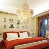 Modern Metal Crystal Pendant Light Minimalist Three-head Chandelier Personality Bar Restaurant Living Room Pendant Lamp
