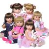 NPK 50CM Full Body Soft Silicone Popular Sweet Face Reborn Toddler Baby Girl Doll Birthday Christmas Gift High Quality Doll