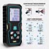 HAUPTSON 70/100M Laser Rangefinder Distance Meter Rangefinder Laser Tape Range Finder Building
