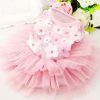 2025 Spring Summer Small Dog Clothes Thin Puppy Dress Luxury Princess Dog Clothing chihuahua Maltese Apparel Dresses Costume