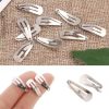 10Pcs Mini Metal Hair Clip for DIY Doll Decoration Silver/Black Hairpin Headwear Princess Dolls Head Clip Toys Doll Accessories