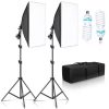 SH Double-Crossbar Backdrop Background Stand Frame Support System For Photography Photo Studio Video Muslin Green Screen