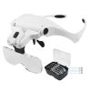 Magnifying Glasses Magnifier1.5X 2.5X 3.5X 5.0X USB Rechargeable With LED Light For Reading Jewelers Watchmaker Repair Wearing