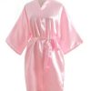 Summer Champagne Chinese Bride Wedding Robe Satin Sleepwear Women Nightgown Sexy Nightdress Lady Kimono Bathrobe Gown Negligee