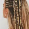 45pcs Alloy Braid Hair Ring Dreadlock Hair Ring - Hippie Style Hair Accessories Loc Hair Jewelry for Braids for Girls and Women