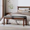 Kitchen Tables Set for 4,Rectangular Dining Room Table Set with Bench and Stools,4 Pieces Dining Room Table Set with StorageRack
