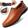 40~46 Casual Shoes Men Fashion Brand Comfortable 2024 Leather Shoes Men #KD726