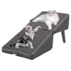 Dog House Dog Stairs Pet 2/3/4 Steps Stairs for Small Dog Cat Pet Ramp Ladder Anti-slip Removable Dogs Bed Stairs Pet Supplies