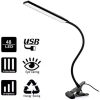 LED Desk Lamp with Clip, Multi-Angle Flexible 4-Segment 3-Light Source Office Desk Lamp, Table Lamp for Home Office Studio