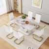 Best Choice Products 5-Piece Dining Set, Compact Mid-Century Modern Table & Chair Set for Home, Apartment w/ 4 Chairs