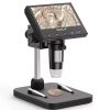 Zoom 2000x Biological HD Microscope +13PCS Accessories+ Electronic Eyepiece Monocular Student  laboratory Lab education LED USB