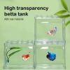 Small Aquarium Betta Tank Frameless Extra Clear Bowl For Crab Spider Terrariums Mini Habitat Temporary Space Men Women Nature