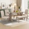 Industrial 3Pc Dining Table 2 Chair Set for Small Space Dining Room Kitchen