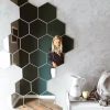 LED Dimmable Makeup Mirror 3 Colors Light Modes Adjust Brightness USB Charing Fold Mirror Tabletop Vanity Mirror for Travel Home