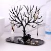 Jewelry Display Stand Tray Tree Storage Racks Earrings Necklaces Rings Jewelry Boxes Case Desktop Organizer Holder Make Up Decor
