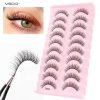 DIYDAY W-Shape Eyelash Extension 3d 4d 5d 6d 7d 8d W Lashes Natural Soft Premade Fan Bloom Effect Eye Lashes for Beauty Makeup