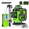 12 Lines 4D Laser Level Remote Control Self-Leveling 360° Horizontal Vertical Super Power Green Line Laser Level