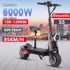500W Foldable Four Wheel Electric Scooter, Suitable for Elderly Urban Outing Basket, 12 Miles per Hour, All Terrain Cycling
