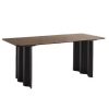 7 Piece Dining Room 42x60 Inch Restaurant solid wood tables and chairs, conference tables. Suitable for living room, kitchen