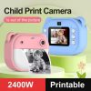Children's Instant Camera Dual Lens Photography Direct Printing High Definition Printing Camera Recording Cross-Border New Model