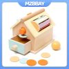 Montessori Wooden Sensory Game Toys 5 in 1 Rainbow Rotate House Children Puzzle Toys Hand-eye Coordination Early Education Toys