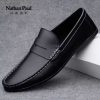 YRZL Loafers Men Casual PU Leather Loafers Mens Shoes Italian Comfortable Moccasins Luxury Formal Slip on Driving Shoes for Men