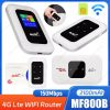 KuWFi 300Mbps CAT4 4G LTE Router Wireless WiFi Router 4pcs Detachable Antennas with WAN LAN RJ45 Port AP Repeater Mode USIM Slot