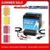 12V 100AH LiFePO4 Battery Pack BMS 100A For Solar Boat RV Camping Solar Trolling Motor Bluetooth Lithium Iron Phosphate Batteria