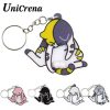 Cute Cat Keychain for Cat Lovers - Funny Kitty Meme Key Ring Chains for Girlfriend Boyfriend , Birthday/Christmas/Gift Women Men
