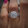 Moonso Arrival Luxury Gold Silver Color Engagement Ring for Women Anniversary Gift Jewelry Wholesale R8444b