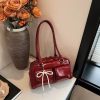 Gothic Crossbody Bag for Women Coffin Shoulder Bag Purse Cartoon Y2K Messenger Cellphone Bag PU Leather Halloween Gift Phone Bag