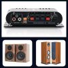 Bluetooth-Compatible with Remote Control HiFi Stereo Power Amplifier Two-channel Stereo Audio Amplifier for Home Theater Speaker