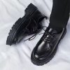 BHKH Male Sneakers Autumn/Winter traf Leather Men Casual Shoes Business Work Office Lace-up Dress shoes For Men Size47