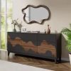 Dresser Multi-Functional Flip Cream Style Modern Simple Internet Celebrity Storage Cabinet Small Apartment Integrated