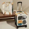 Pet Dog And Cat Stroller with Foldable Dog And Cat Cage Jogging Stroller With Cup Holder Suitable Small And Medium Dogs and Cats