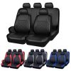 3PCS For PRE-2000 DS Golf Cart 1982-2000 Golf Cart Seat Covers Club Car Seat Covers PU Leather Replacement Skin Covers
