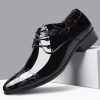Fashion Men's Leather Shoes Classic Luxury Business Casual Formal Oxfords Shoes For Men Moccasin High Quality Suede Dress Shoes
