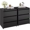 2-Tier End Table Oval Compact Sofa Side Nightstand w/ Storage Shelf Espresso