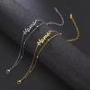 Skyrim Letter Mama Charm Bracelet Men Women Stainless Steel Double Layer Beads Chain Bracelets Fashion Jewelry Mother Day Gift