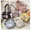 New Half Round Straw Bags for Women Summer Beach Rattan Bag Handmade Woven Half Moon Crossbody Handbags Bohemia