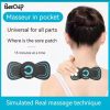 Heated Neck Massager U Shape Neck and Shoulder Massager Electric Kneading Neck Massager Deep Massage Fatigue Relief Relax Muscle
