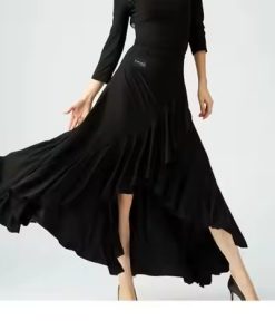 8 Layer Gauze Skirt Opening Dance Lace-up Spanish Bullfighting Stage Costume Performance Belly Flamenco Dance Costume Half Skirt