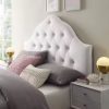 Queen 54" Tall Headboard Wingback Upholstered Platform Bed Frame Elegant Simplicity Textured Canvas for Bedroom Strong Wood Slat