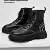 Cross border 1461 low top Martin shoes men's leather joint rainy drop graffiti large size short boots non-slip casual single sho