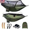 Outdoor Double Chaise Lounge Chair Swing Rocking Portable Hammock Bed Loveseat with Sun Shade & Wheels for Patio, Yard, Pool (B
