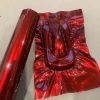 Metallic Matte Satin Ice Orange Car Wrap Stickers Color Change Vinyl Film Bubble Free Car Wrapping Sticker Auto Accessories
