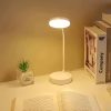 Remote Control Night Lamp Rechargeable Table Lamp Clock Display Soft Sleeping Lamp Touch Switch Bedside Lamp for Bedroom