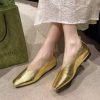 Woman Fashion Lolita Casual Square Toe Low Shoes Ballerina Soft Soled Flats Female Elegant Retro Buckle Mary Janes Size 34-43