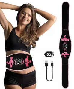 Wireless Abdominal Trainer Body Slimming Massager Fitness Trainer for The Muscles Exercise USB Charging Household Men Women